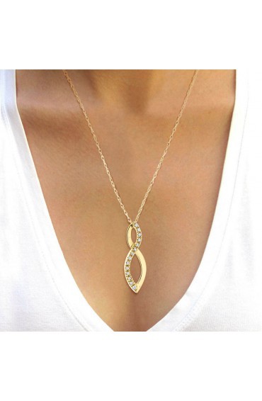 Collier Or Infini Diamants